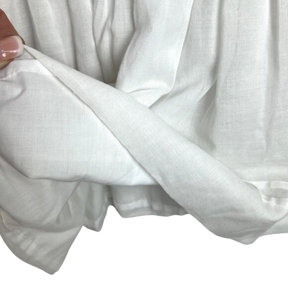 Sarah Louise England Girls White Hand Smocked Embroidered Dress 12 M Heirloom - Picture 6 of 12